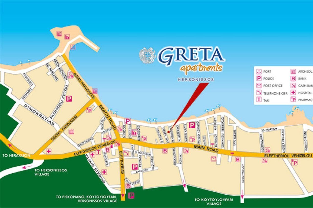 Greta Apartments Hersonissos  Exteriör bild